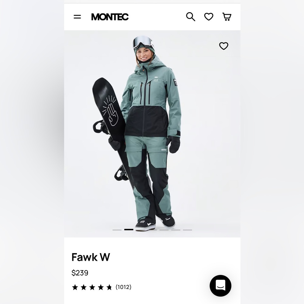 Montec Ski Bibs and Ski Jacket